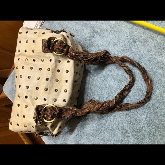 2/20! Red name brand Braided handles w brass hardware & studs. Summer sale! - Picture 6 of 14